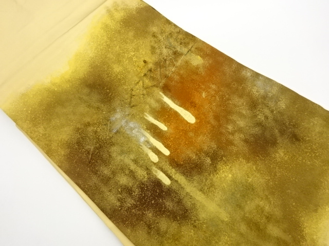 JAPANESE NAGOYA OBI / SHIOZE / ABSTRACT